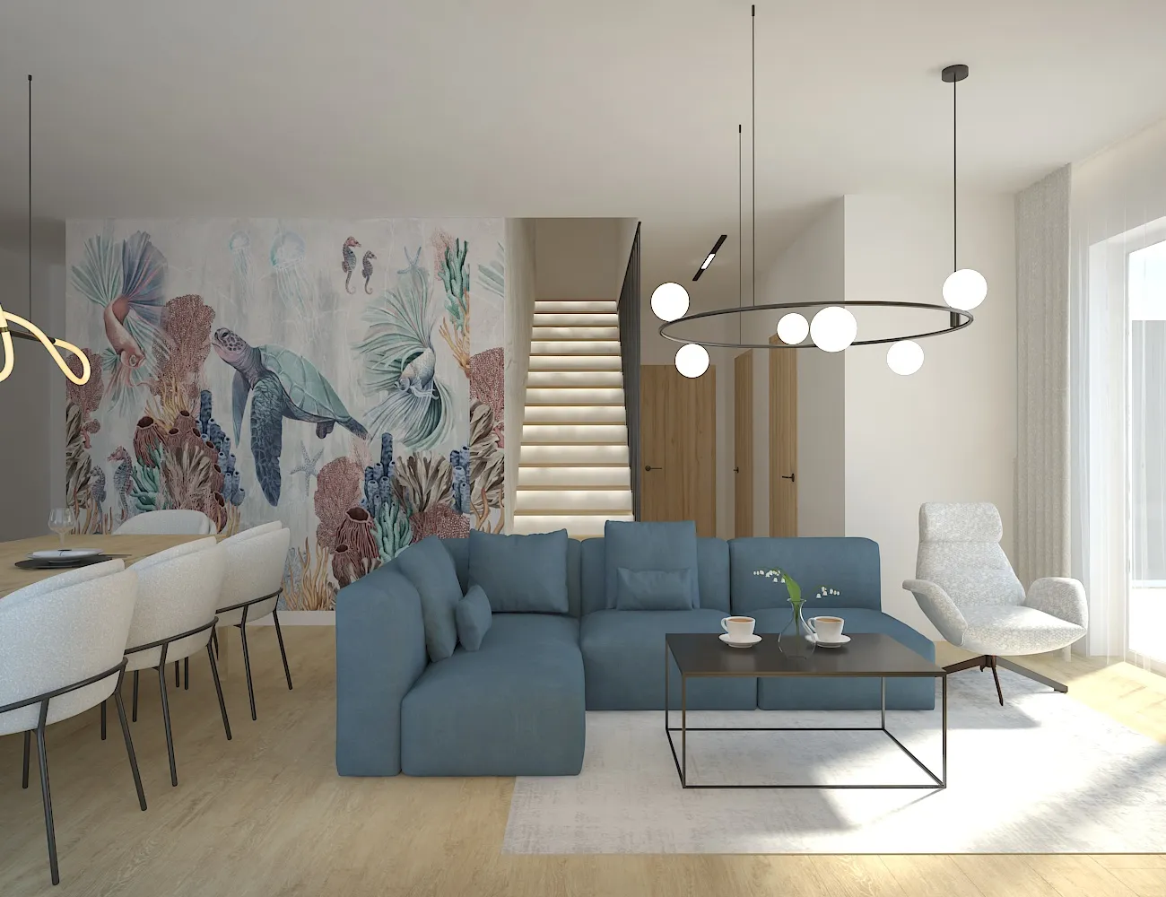 Niepruszewo – aranżacja wnętrz AM Design Studio, zdjęcie 4