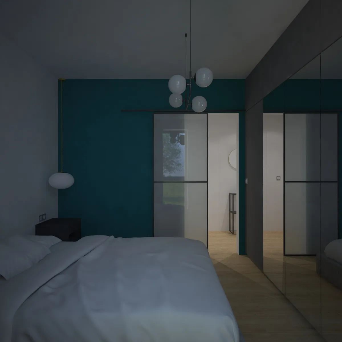 Warta Residence – aranżacja wnętrz AM Design Studio, zdjęcie 9